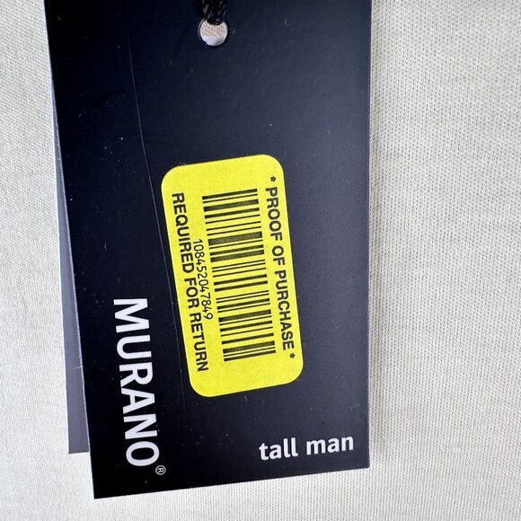 Murano Liquid Luxury Men's Yellow Golf Shirt 3XLT Tall Lightweight & Comfortable - Picture 5 of 12